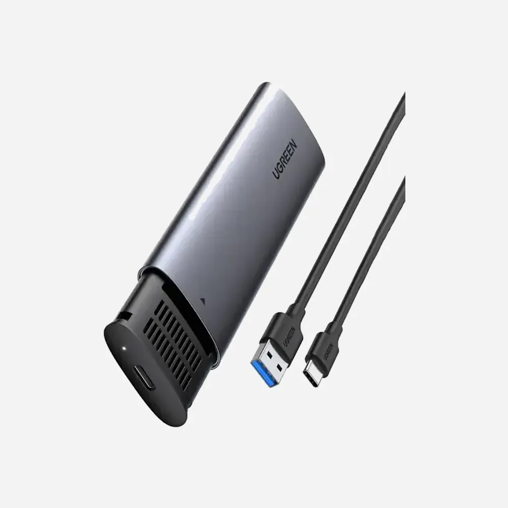 UGREEN 10903 M.2 NGFF SATA 5G Enclosure 0.5m A tO USB type C Cable 50cm support 2tb CM400
