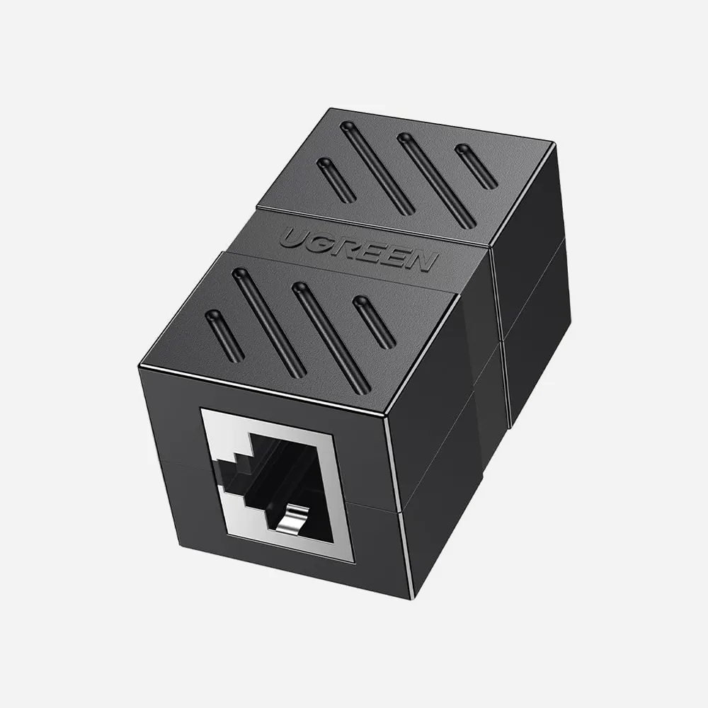 [20311] UGREEN RJ45-Keystone Jack-Inline Coupler-Female/F-1pc-White (20311)