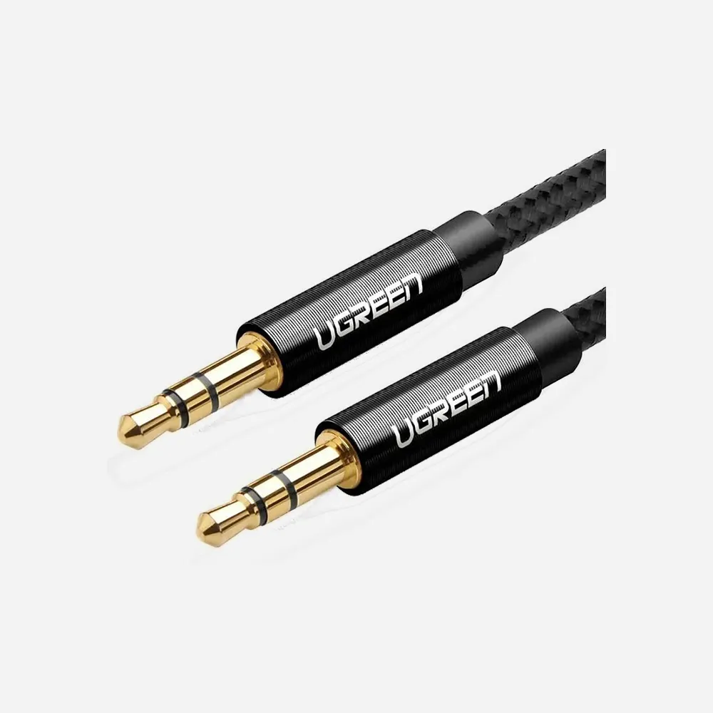 [50364] UGREEN 50364 AV112 3m 3.5mm Male to Male Audio Cable Black