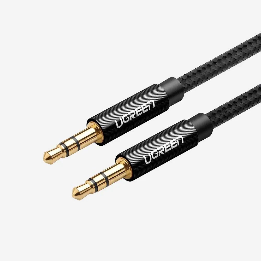 [50364] UGREEN 50364 AV112 3m 3.5mm Male to Male Audio Cable Black