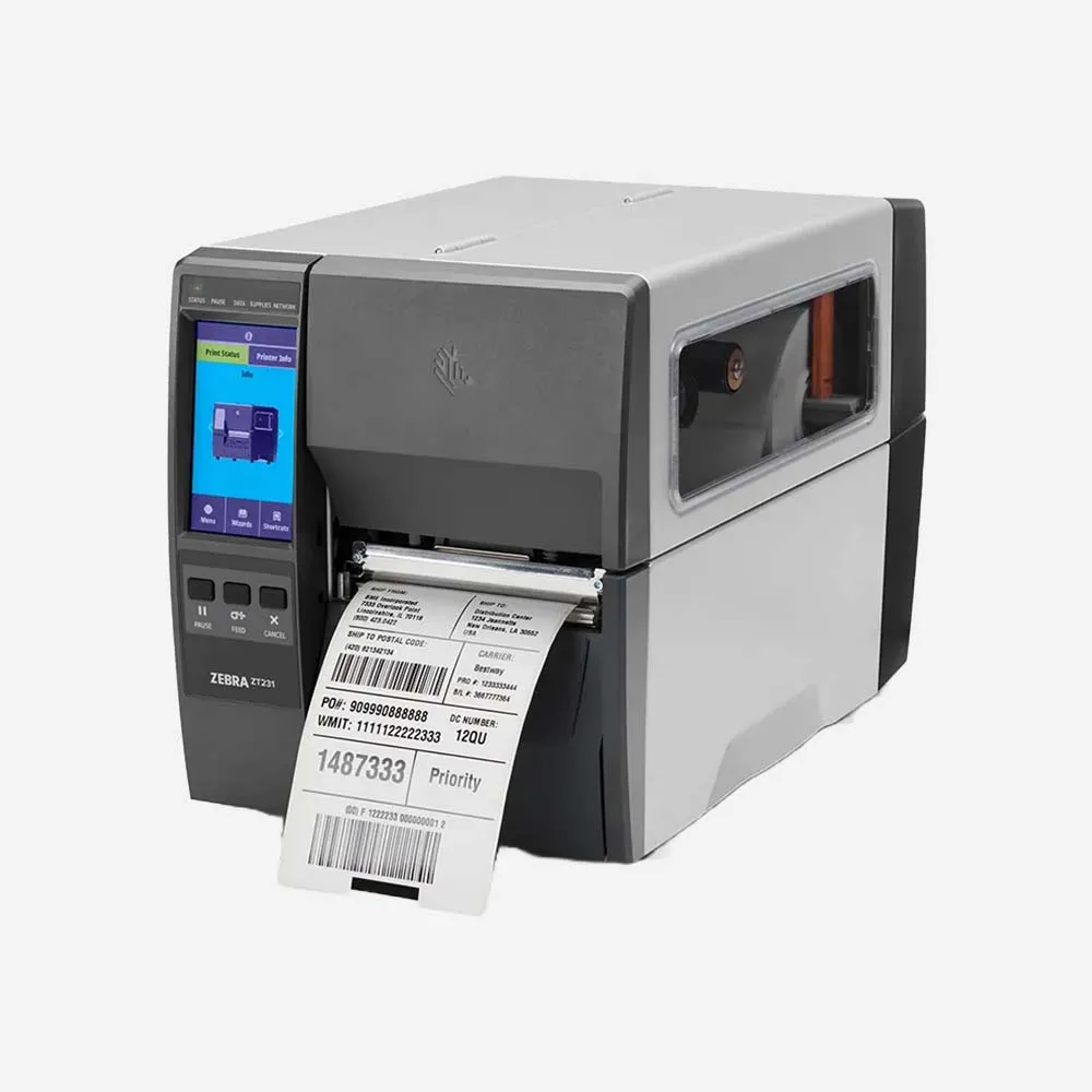[ZT231] Zebra ZT231 Industrial Thermal Barcode Label Printer – USB, Ethernet, Bluetooth